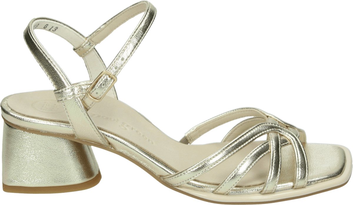 Paul 6181 Sandalen met hak Metalic