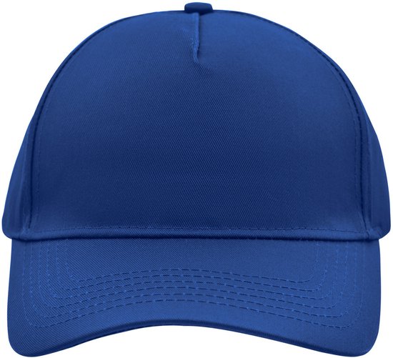Casquette de baseball 5 panneaux bleu cobalt