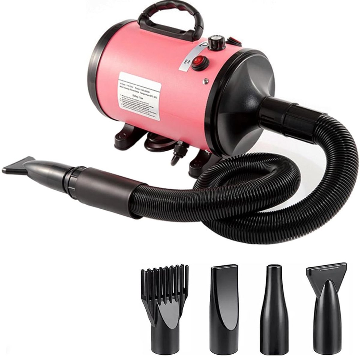 VELTRR® Hondenfohn - Waterblazer voor Honden - 400W - Roze