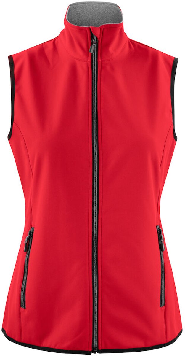 Printer Softshell Bodywarmer Vest Trial Lady 2261060 Rood