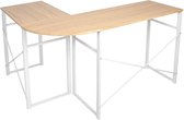 Table d'angle en forme de L pour mobilier de bureau à domicile