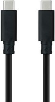 Cable USB C NANOCABLE 10.01.4101-L150 1,5 m Black