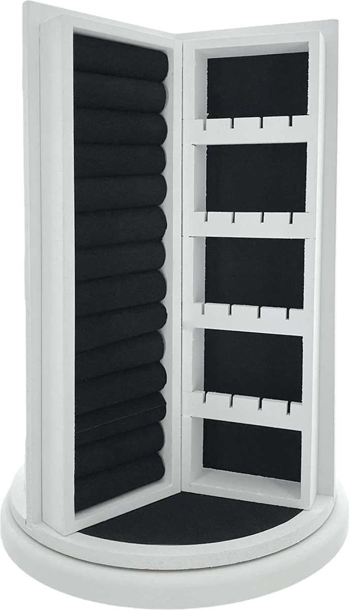 Umbra Sieradenhouder Trigem - Messing / Wit - 23x10x48cm