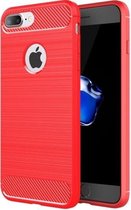 Coque en TPU Brossé - iPhone 7 / iPhone 8 - Rouge