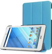 Acer Iconia One 7 B1-770 Tri-Fold Book Case Licht Blauw