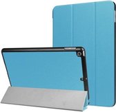 Tablet hoes geschikt voor iPad 9.7 - Tri-Fold Book Case - Licht Blauw