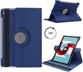 Huawei MediaPad M5 10.8 draaibare hoes Donker Blauw