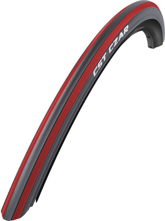 Cst Buitenband Race Czar 700 X 23c (23-622) Zwart/rood van CST — afbeelding 4