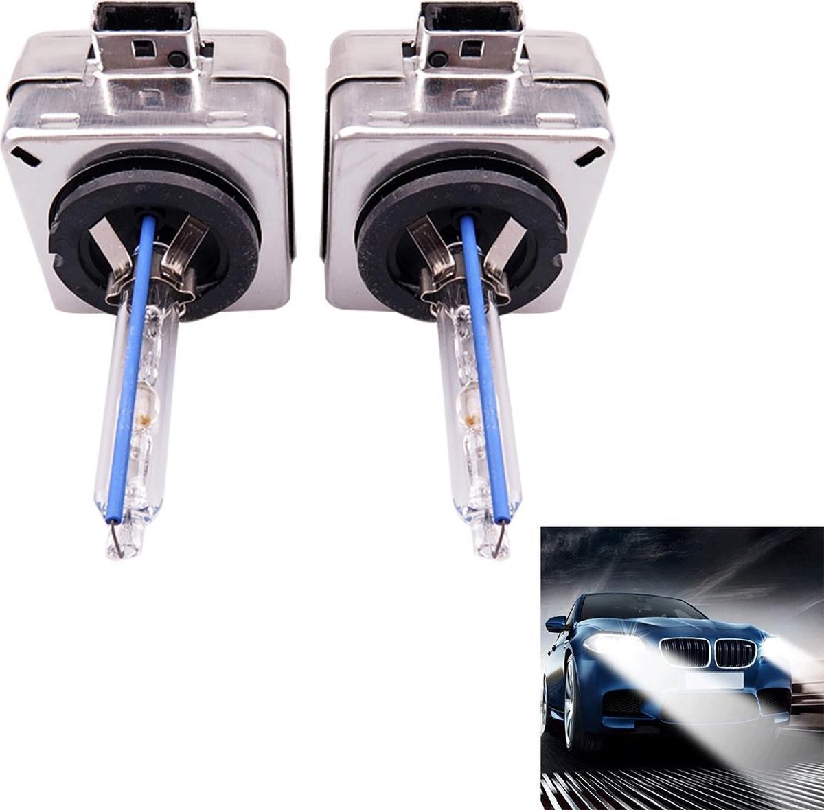 2 STKS D3S 35W 3800 LM 8000K HID-lampen Xenon-lampen, DC 12V (wit licht)