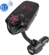 T10 Auto Draadloze Bluetooth MP3-speler FM-zender Draadloze auto USB-oplader met display Ondersteuning Hand-vrij en TF-kaart