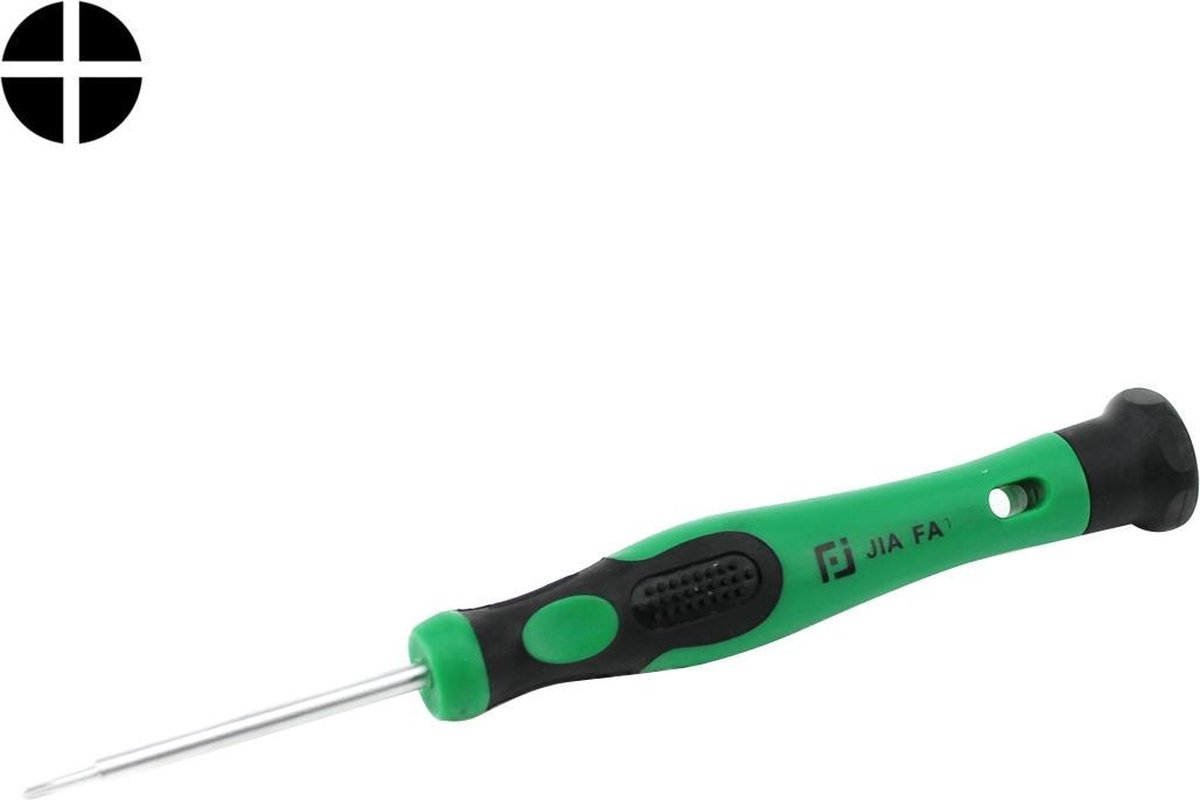 Let op type!! JIAFA JF-611-1.5 Cross 1.5 Mobile Phone Repair Screwdriver (Green)