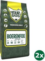 2x3 kg Yourdog boerenfox volwassen hondenvoer
