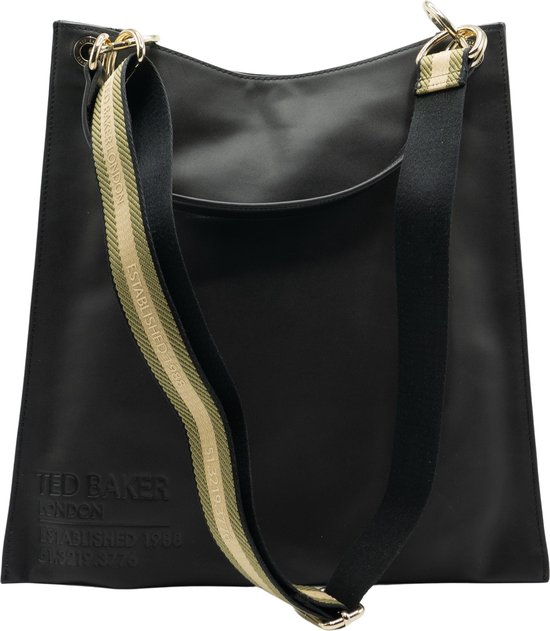 Liebeskind Berlin Dames Logo Webbing Strap Schouderriemen Long, Zwart 999, één maat