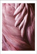 Flamingo Feathers (21x29,7cm) - Wallified - Tropisch - Poster - Print - Wall-Art - Woondecoratie - Kunst - Posters
