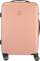Bol.com Duurzamere koffer -Princess Traveller PT01 Deluxe - Reiskoffer - Peony Pink - M - 67cm aanbieding
