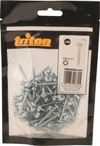 Triton Zinken Pocket Boring Schroeven met Sluitring Kop - Grof P/HC 8 x 1-1/4 inch - 100 stuks