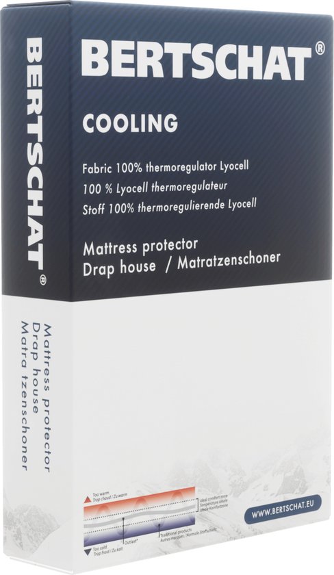 Verkoelende Matrasbeschermer - BERTSCHAT® Cooling | Goede nachtrust | 180 x 210/220 cm