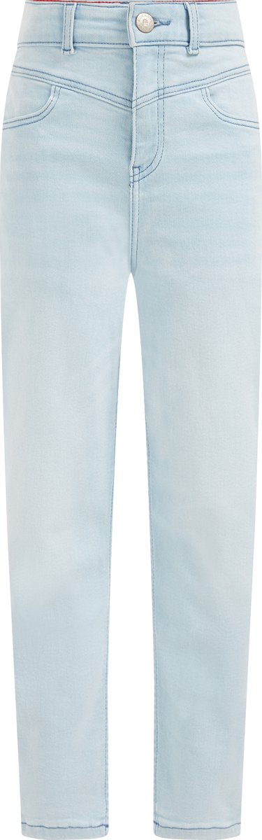 WE Fashion Meisjes high rise bol jeans stretch | fit met mom