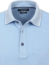 Poloshirt Met Borstzakje 3 Knoops Blauw Casa Moda - XL