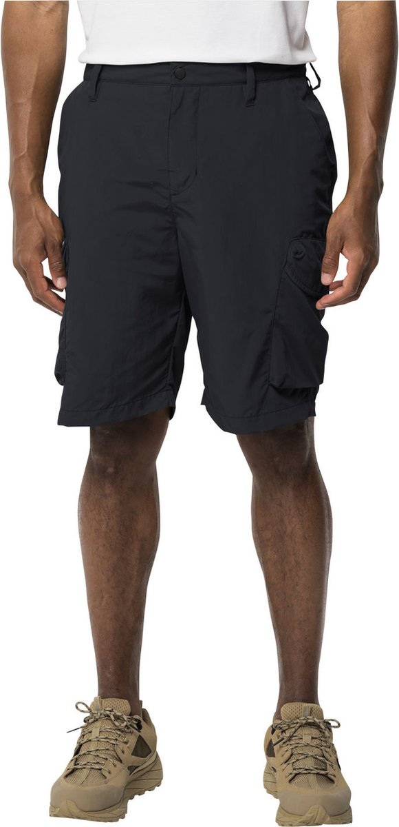 Jack Wolfskin Kalahari Cargo M Phantom Outdoor Kleding Broeken Korte broeken Wit