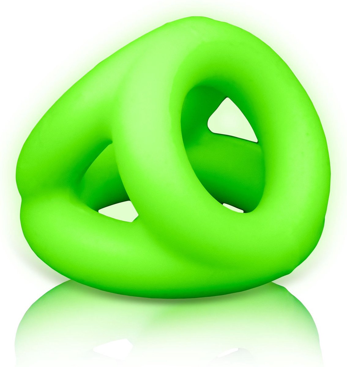 Goedkoopste Cock Ring & Ball Strap - Glow in the Dark - Neon Green