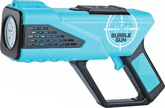 Foto: Waterblast volledig elektrische bubbel gun met reservoir blauw