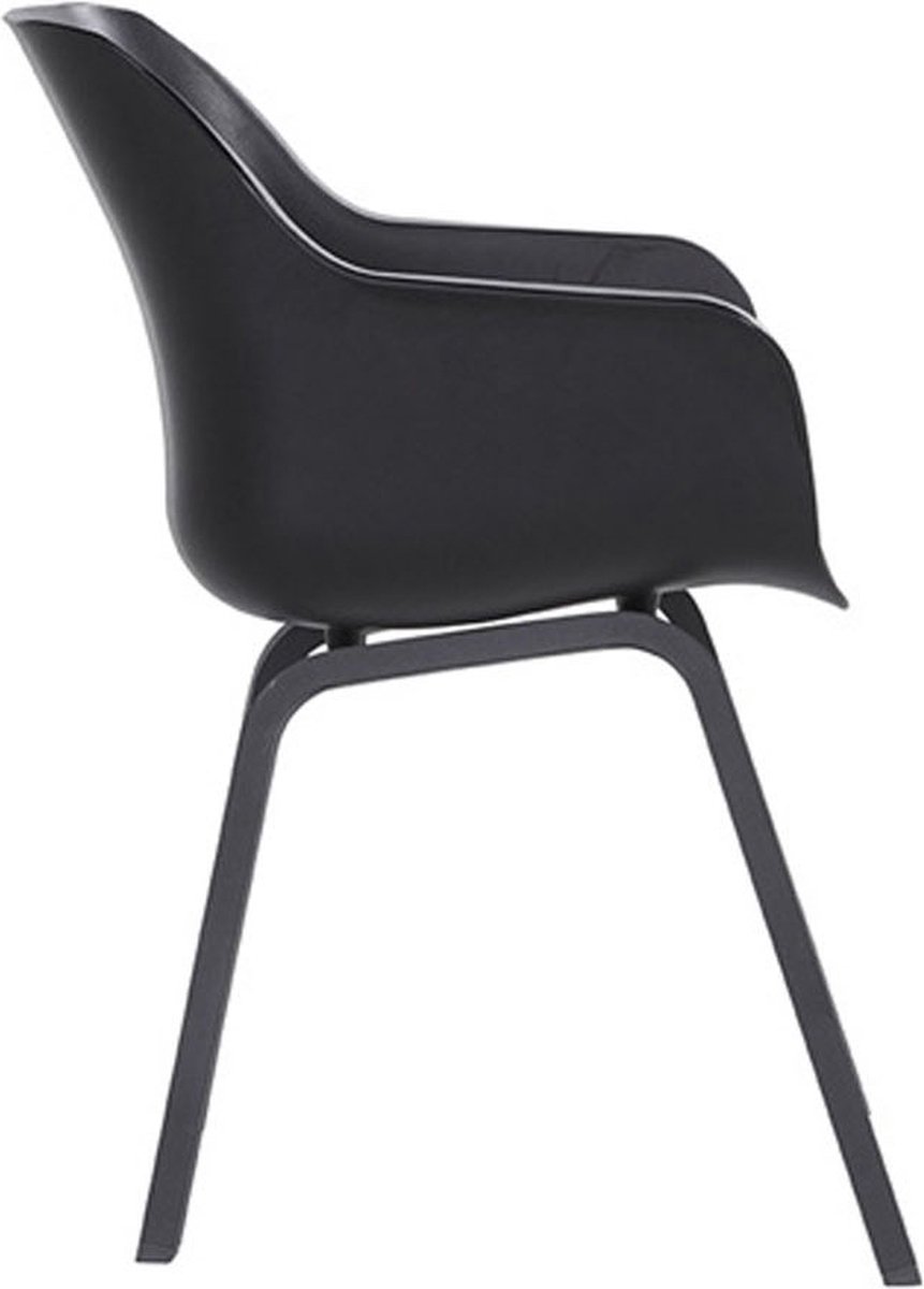 Hartman Sophie Element dining fauteuil baquet - Noir carbone