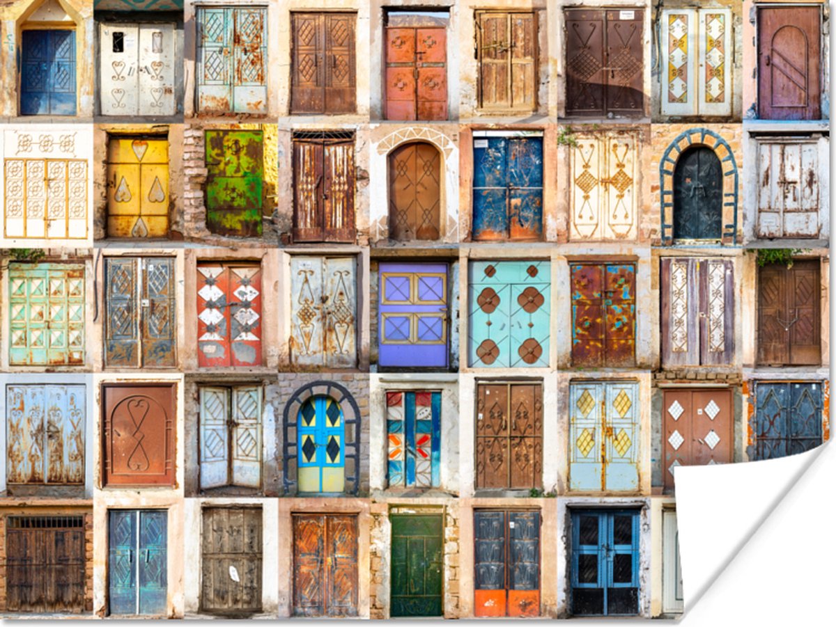 Deuren - Architectuur - Vintage - Collage