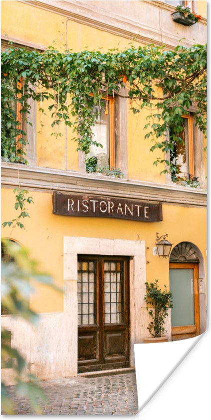 Rome - Restaurant - Geel - Planten - Deur