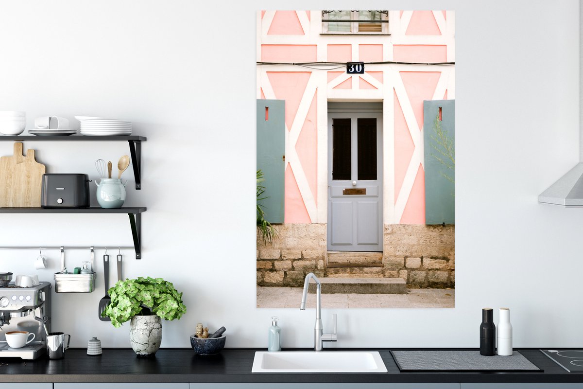 Roze - Deur - Architectuur - Huis