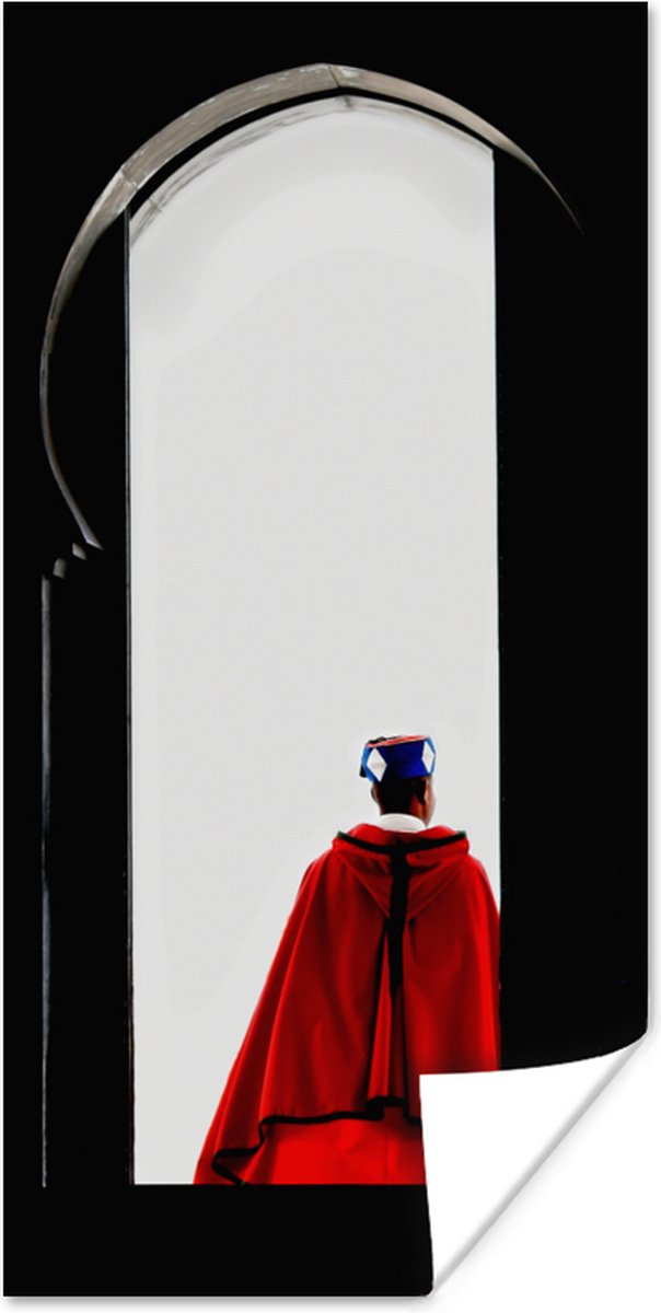 Deur - Man - Rood - Zwart