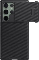 Nillkin CamShield S Magnetic Hoesje Geschikt voor Samsung Galaxy S23 Ultra - Back Cover met Camera Slider - Zwart