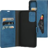 Mobiparts hoesje geschikt voor Samsung Galaxy A23 - Wallet/Boekhoesje - Eco Leer - Magneet Sluiting - Opberg vakken - Blauw