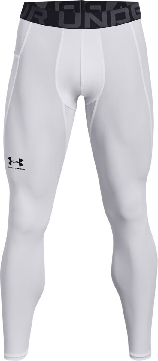 Under Armour UA Heatgear Armour Leggings Heren Sportlegging - Wit van Under Armour — afbeelding 5
