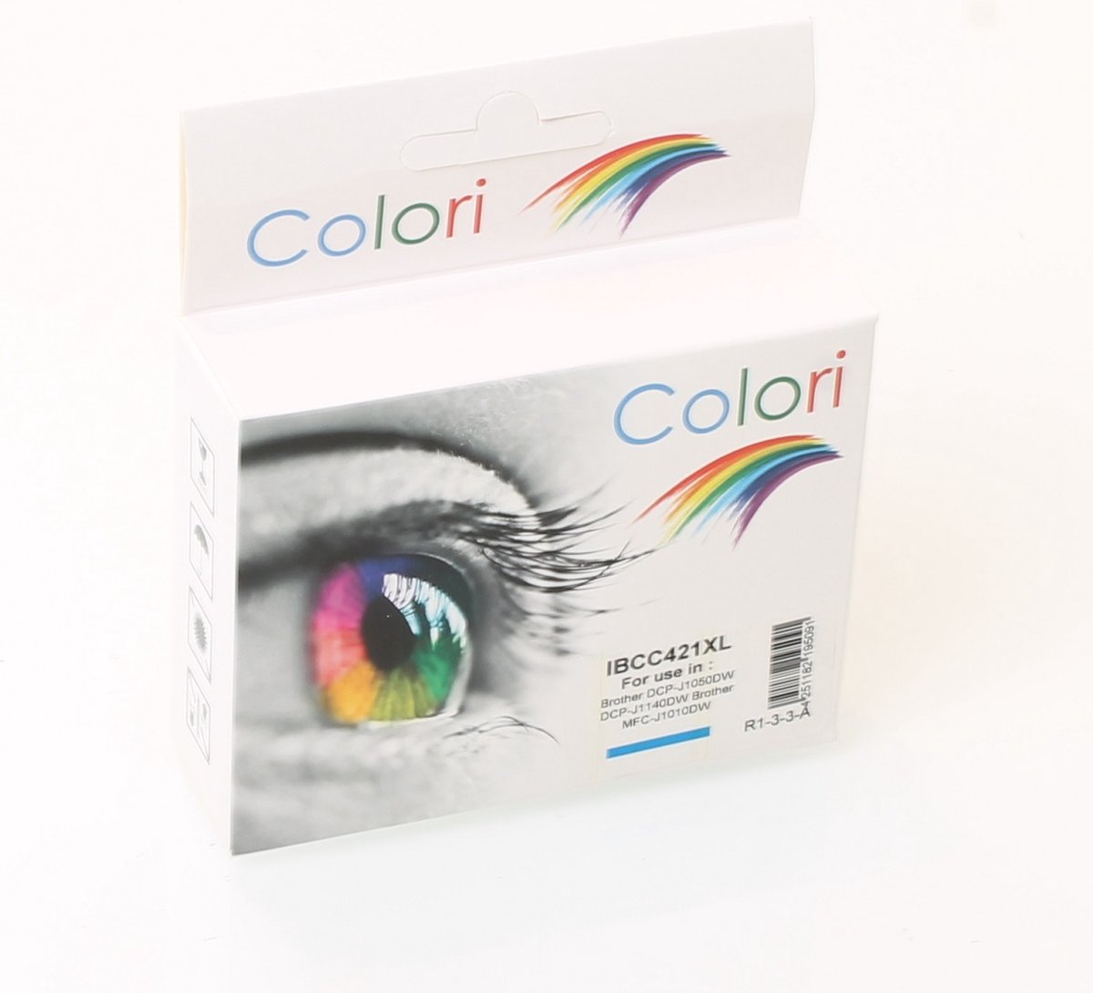 Colori huismerk inkt cartridge geschikt voor Brother LC421XLC Cyan DCP-J1050DW DCP-J1140DW MFC-J1010DW