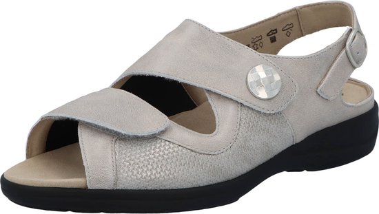 Solidus -Dames - grijs - sandalen - maat 38.5