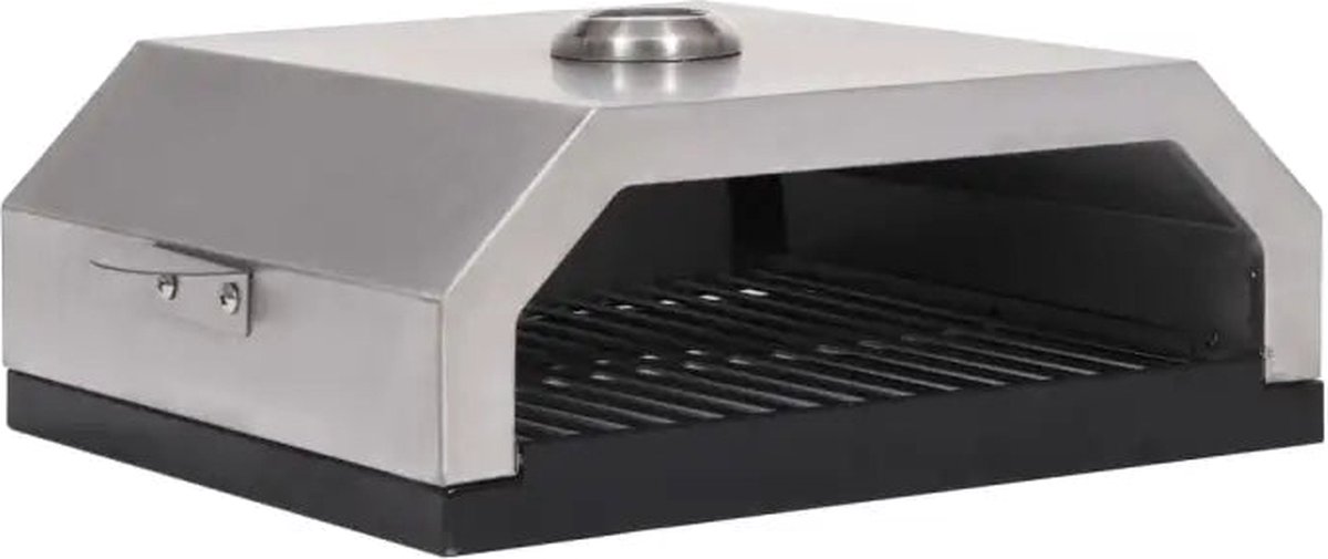 vidaXL - Pizzaoven - met - keramische - steen - voor - gas-/houtskoolbarbecue