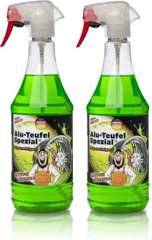 Voordeelverpakking: Alu-Teufel Velgenreiniger - Groen - 1 Liter - 2 stuks