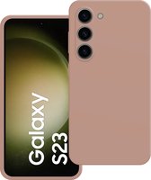 Cazy Soft TPU Hoesje - Geschikt voor Samsung Galaxy S23 - Flexibel - Perfecte Pasvorm - Roze