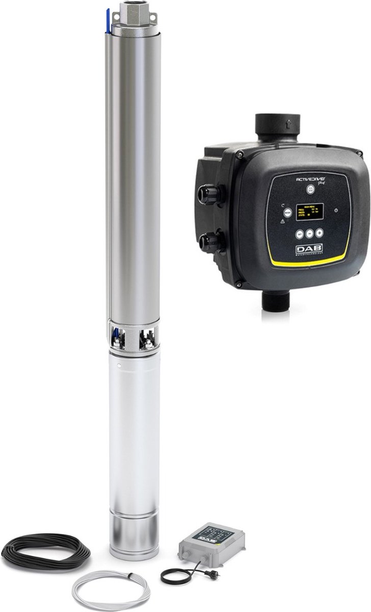 DAB S4 3/9 M KIT - Bronpomp - Dieptepomp - Geschikt voor langdurige beregening - Geschikt voor smalle bronnen + Active Driver Plus M/M 1.1