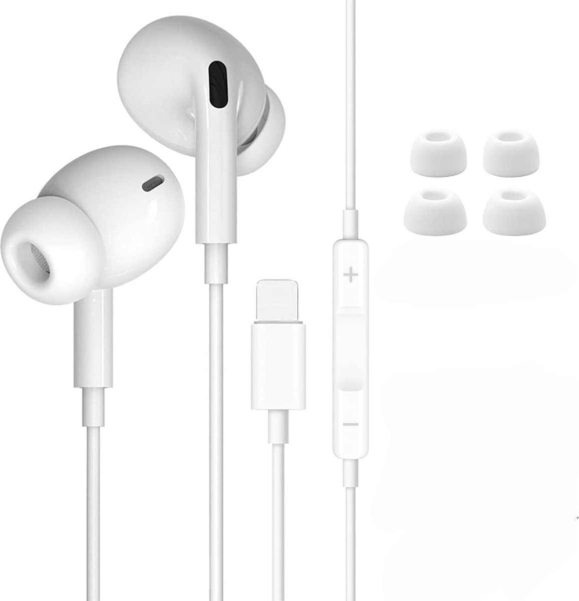 Bedrade Lightning Oortjes - In-Ear Design - Geschikt voor iPad en iPhone - Oordopjes met Draad - iPhone Headset - Premium Kwaliteit