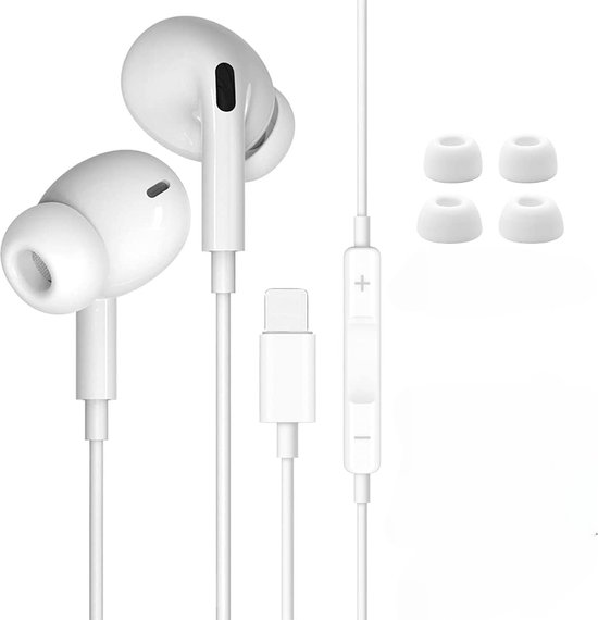 Bedrade Lightning Oortjes - In-Ear Design - Geschikt voor iPad en iPhone -  Oordopjes... | bol.com
