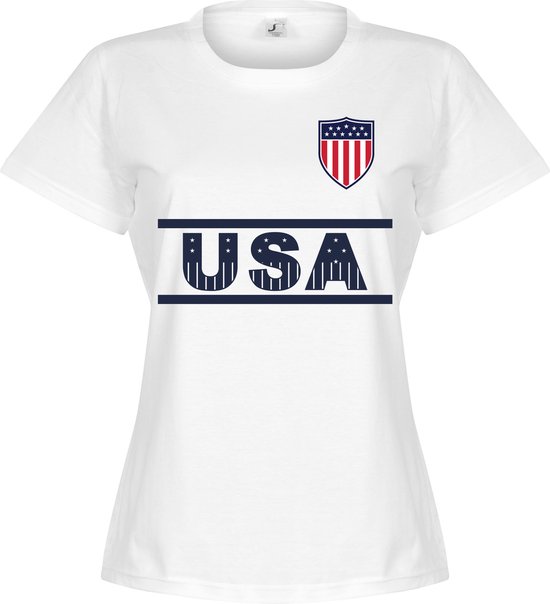 Verenigde Staten Dames Team T-Shirt - Wit - M - 10