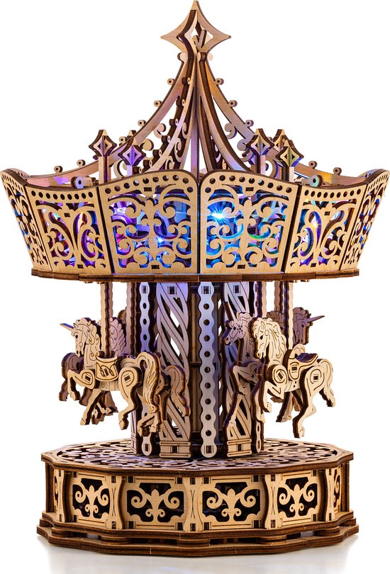 Maquette en bois : Carrousel