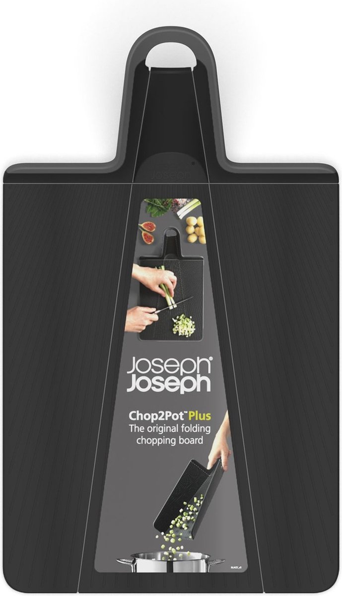 oseph Joseph Chop2Pot Plus Snijplank - Opvouwbaar - Groot - Zwart