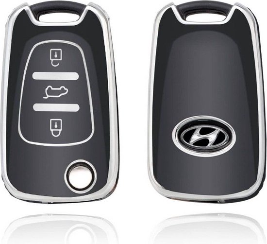 Hyundai Car Key Cover Durable TPU Key Cover - Car Key Case - Convient pour  Hyundai 