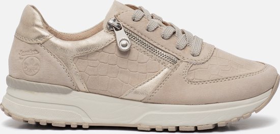 Rieker Sneakers beige Suede - Dames - Maat 40