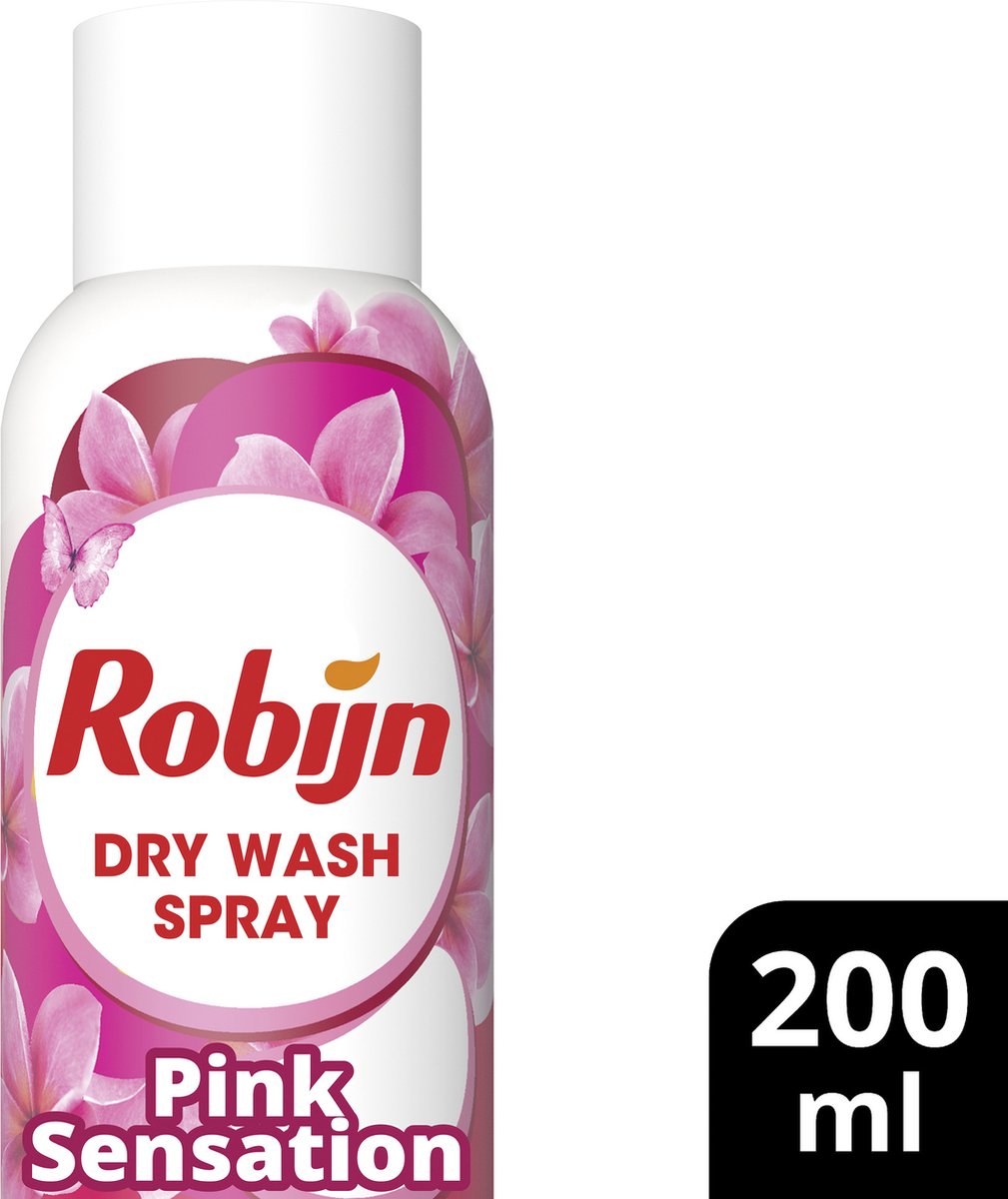 Robijn Pink Sensation Dry Wash Spray 200 ml - Robijn