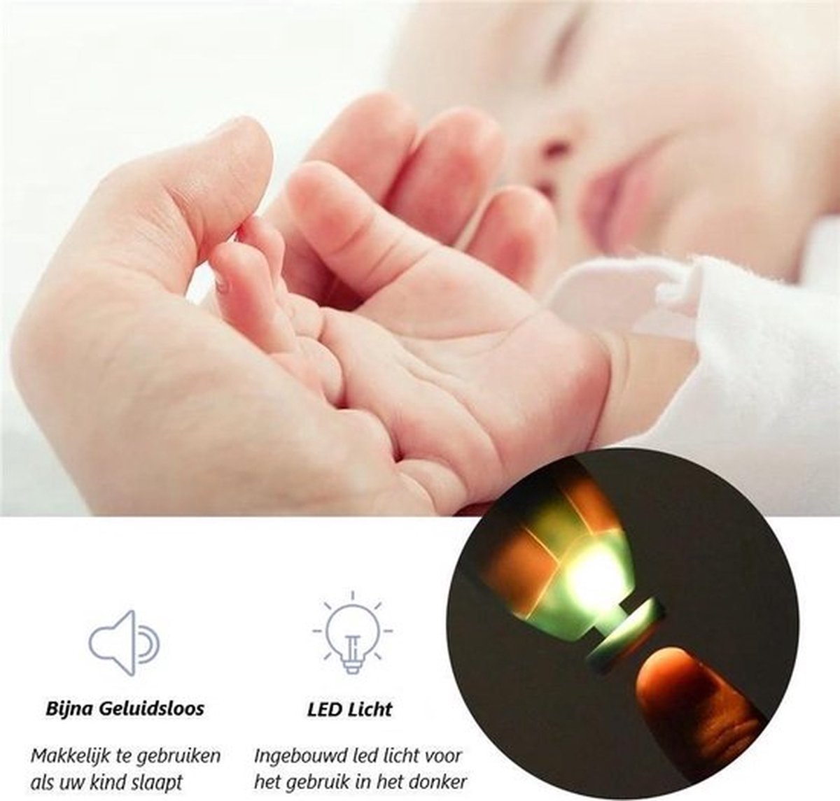 Generic Coupe-ongles électrique Pour Bébé Rose, Facile à Couper