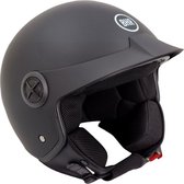 BHR 833 | peak jethelm | mat zwart | maat XS | snorfiets, scooter, motor